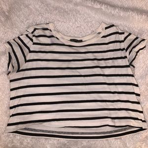 striped crop top